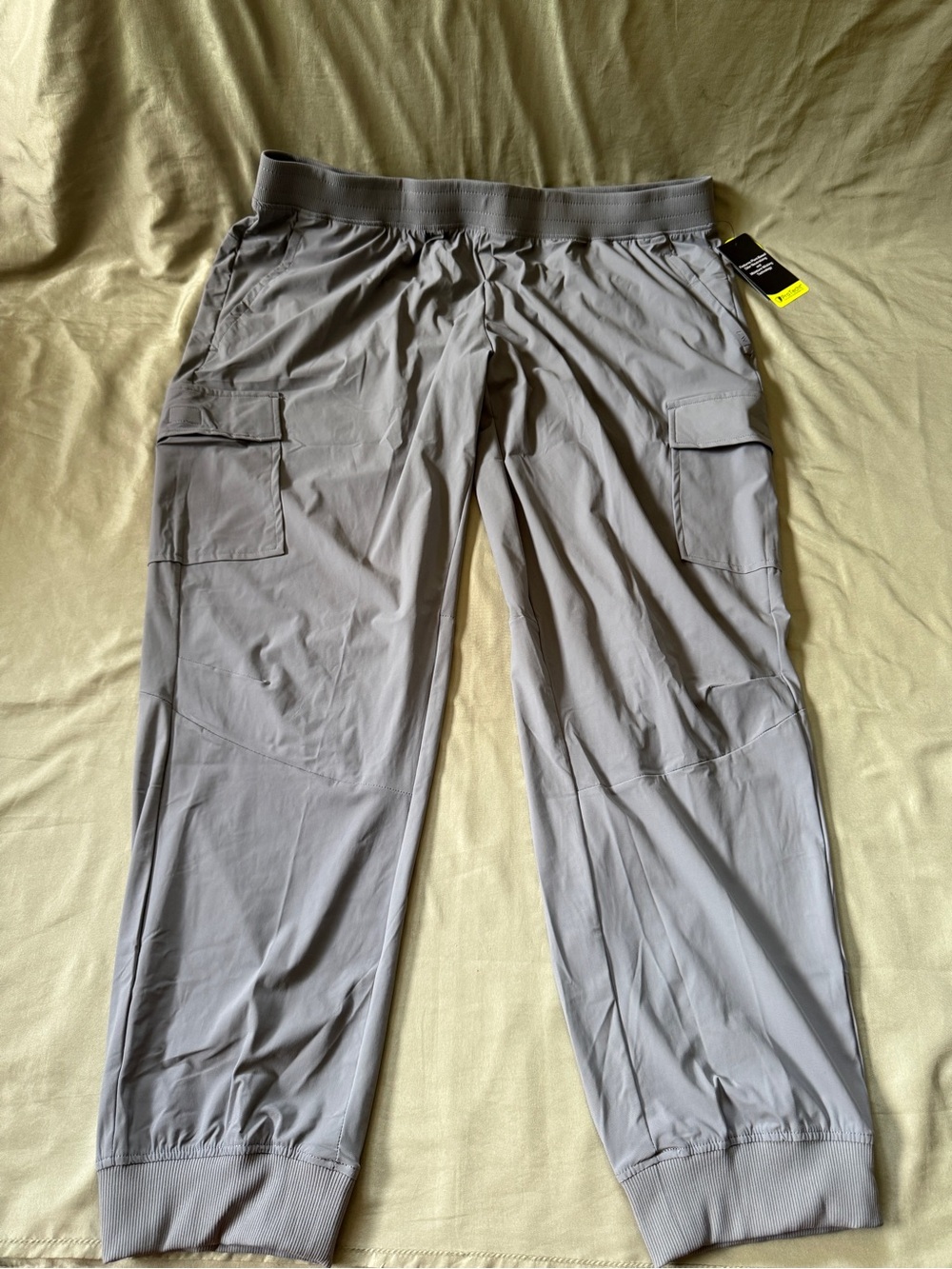 Athletic Works Men's Gray Cargo Jogger Pants size 2XL